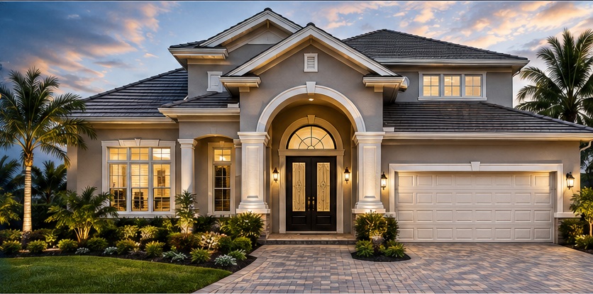 Exterior house painting by MasterColors Inc.