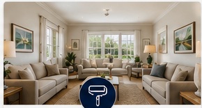 Interior residential painting service in Central Florida
